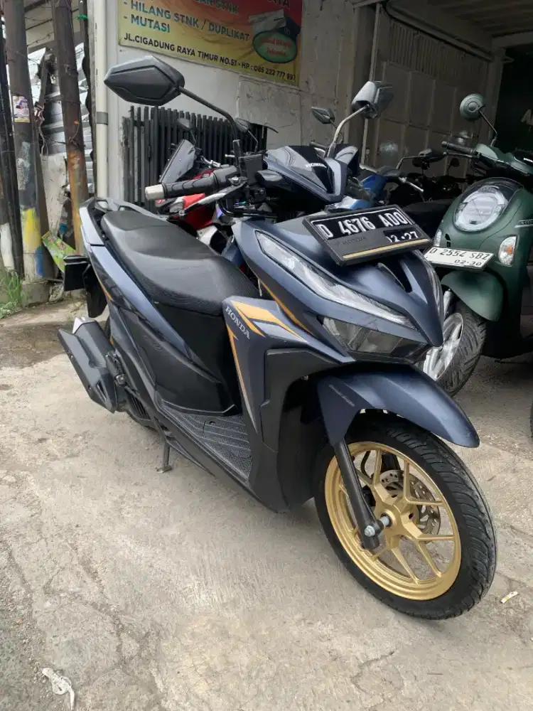 Honda Vario 125 Cbs Iss Bule Matte Tahun 2021