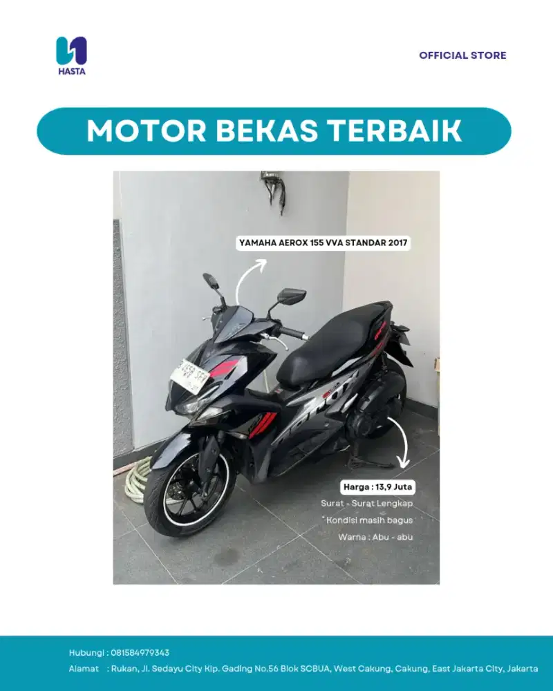 Yamaha Aerox 155 VVA Standar 2017