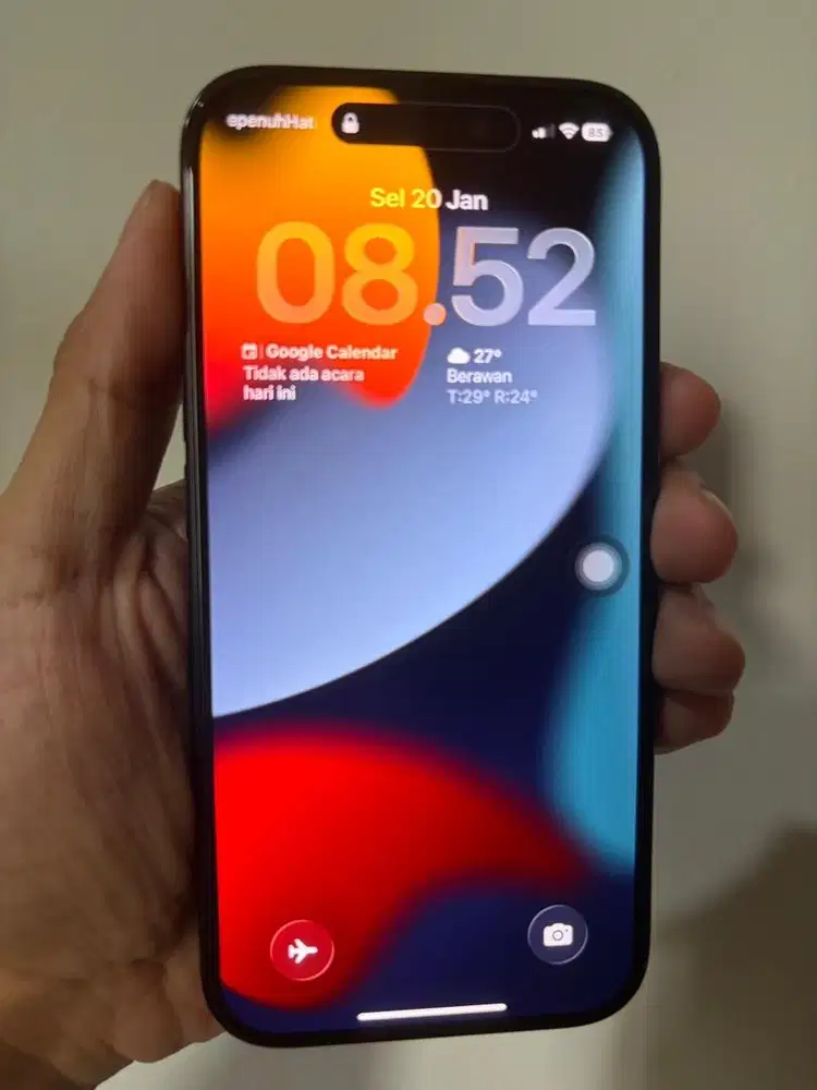 Iphone 16 128GB black second masih garansi