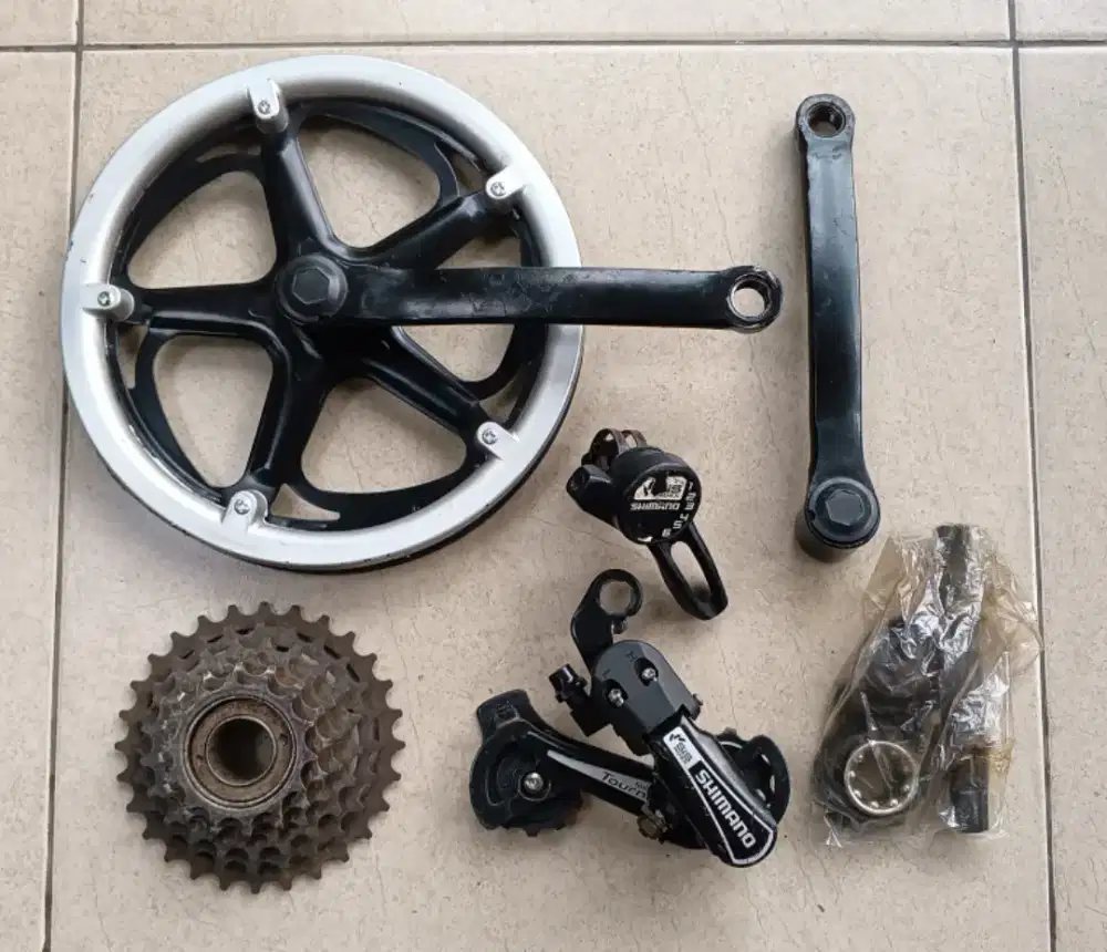 Mini grupset shimano 6 speed