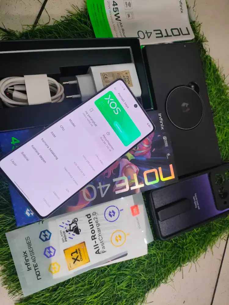 Infinix note 40 8/256 fullset