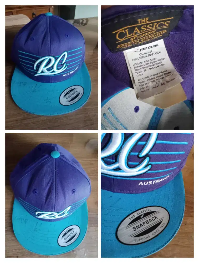 PRELOVED Topi Snapback Premium Ori, COD Cijantung Dsk