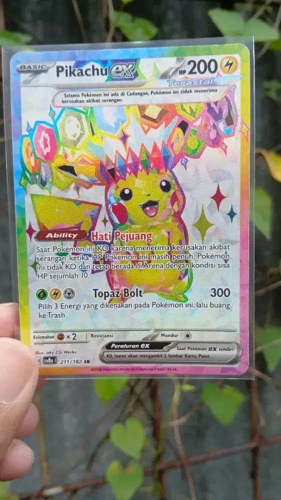 Pikachu SR Kilat Rasi IND (Very Good Condition)