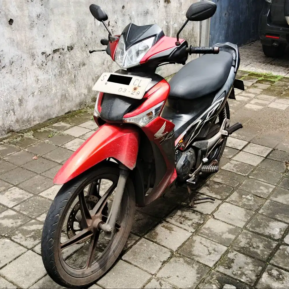 Supra X 125 2009 Merah Awet Jual Santai