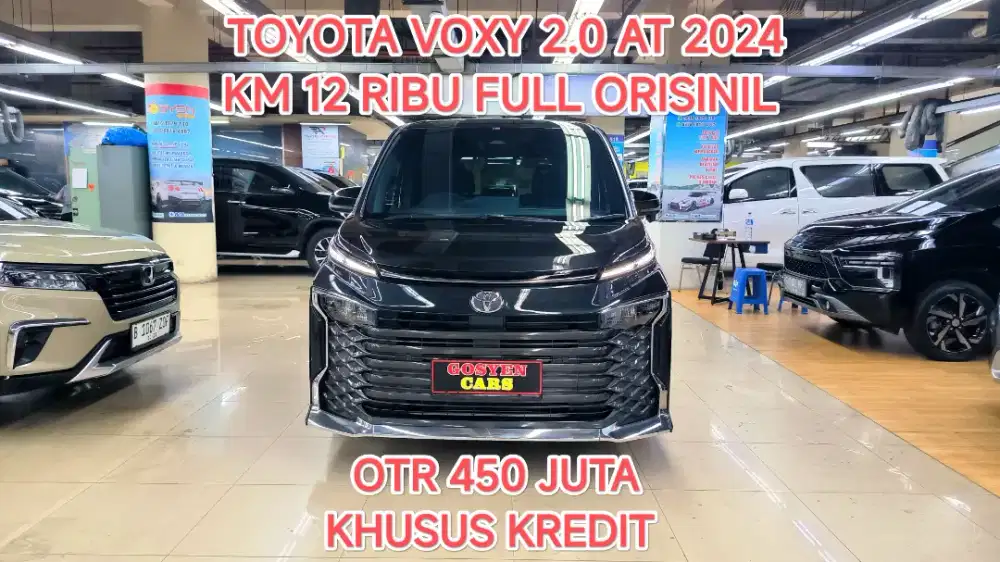 Km 12 ribu TOYOTA VOXY 2.0 AT 2024 FULL ORISINIL