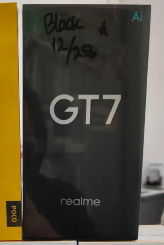 Realme GT 7 12GB+256GB Black BNIB Garansi Resmi Indonesia