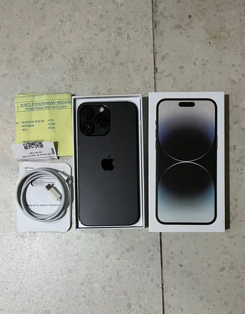 iPhone 14 Promax 128GB resmi Becukai (setara ibox)