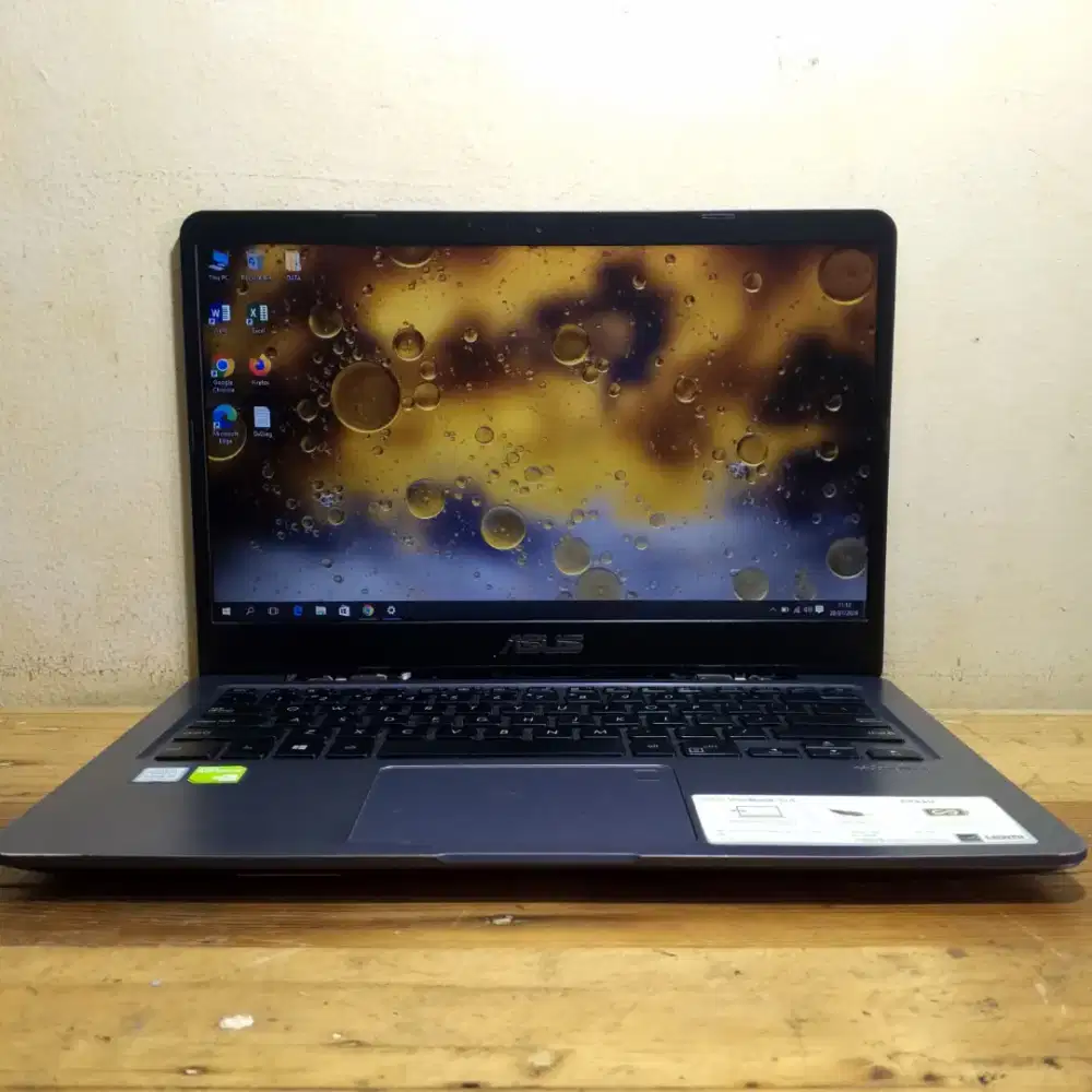 Laptop editing Asus core i5 gen 8 Ram 8 GB HDD 500 GB Nvidia MX130 2GB