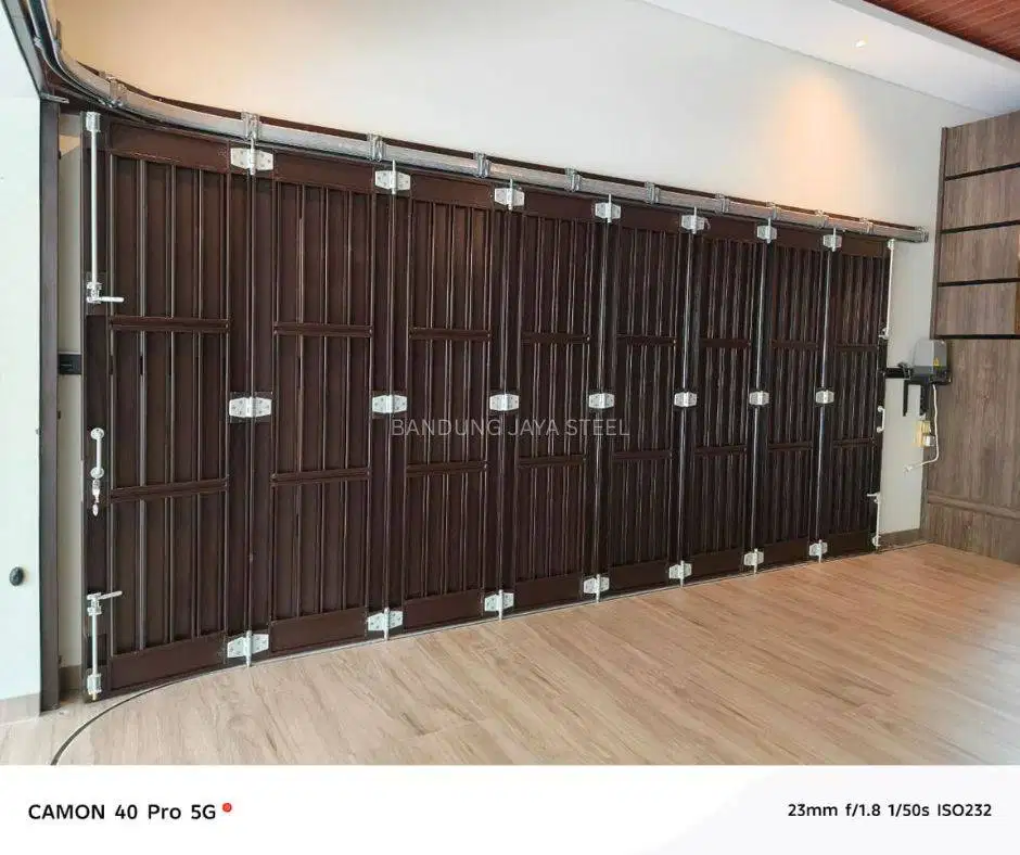 Pintu Garasi rumah modern minimalis, sliding lipat harga terbaik