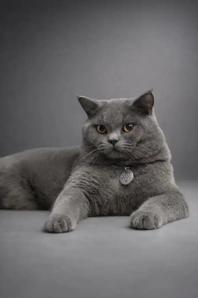 Pacak kucing British shorthair