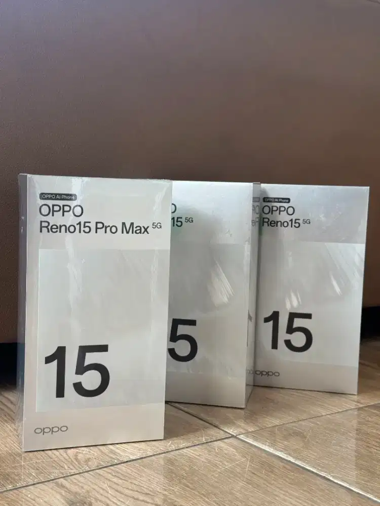 NEW OPPO RENO 15 PROMAX 12/512GB WARNA KOMPLIT