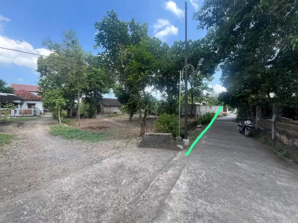 Dijual Tanah Area Pleret Bantul Lokasi Dekat Stadion Sultan Agung
