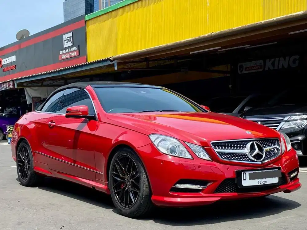 MERCY E250 CABRIOLET 2013 MERAH