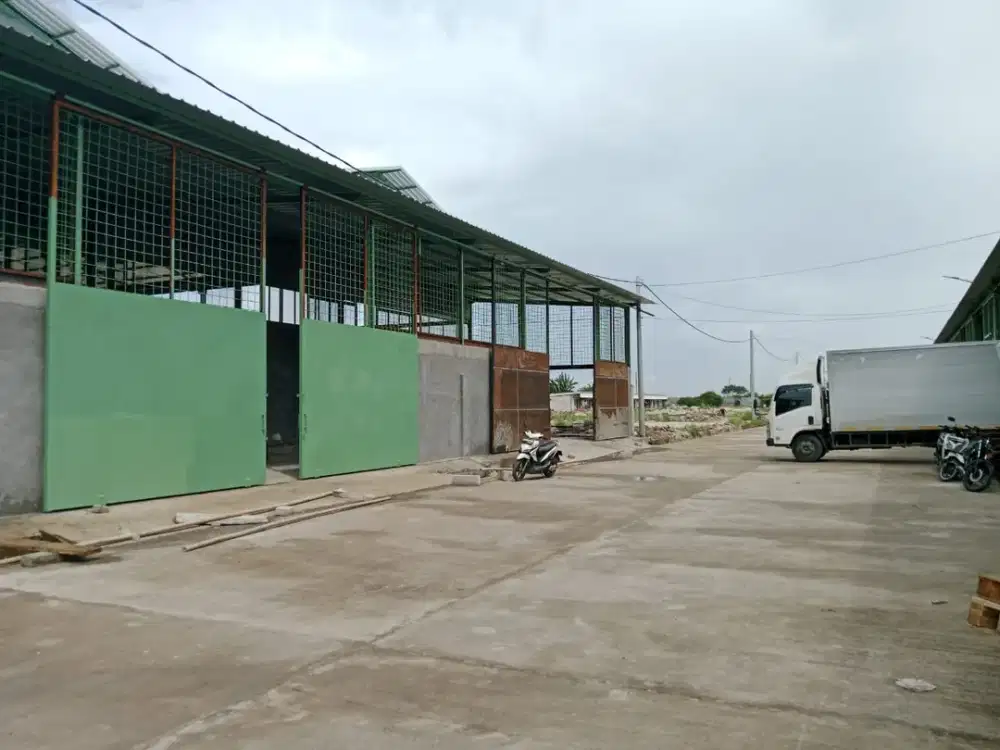 Disewa Gudang Gandeng di Bayur Sepatan Tangerang - Dekat Pergudangan Laksana