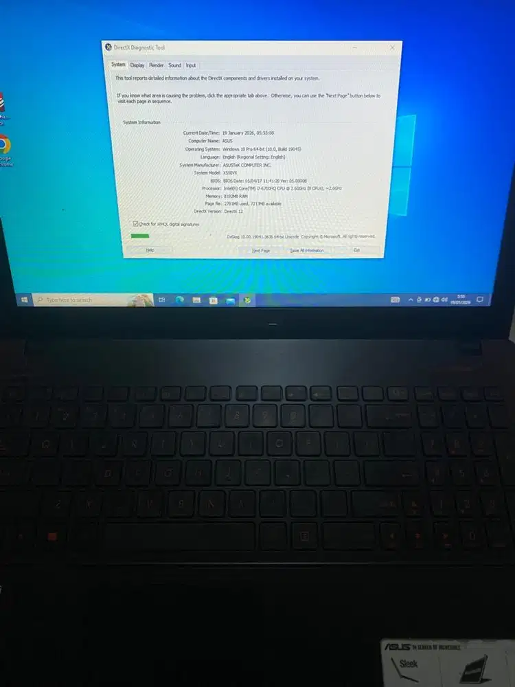 ASUS X550VX Gaming Core i7-6700HQ | GTX 950M | RAM 8GB | Mulus