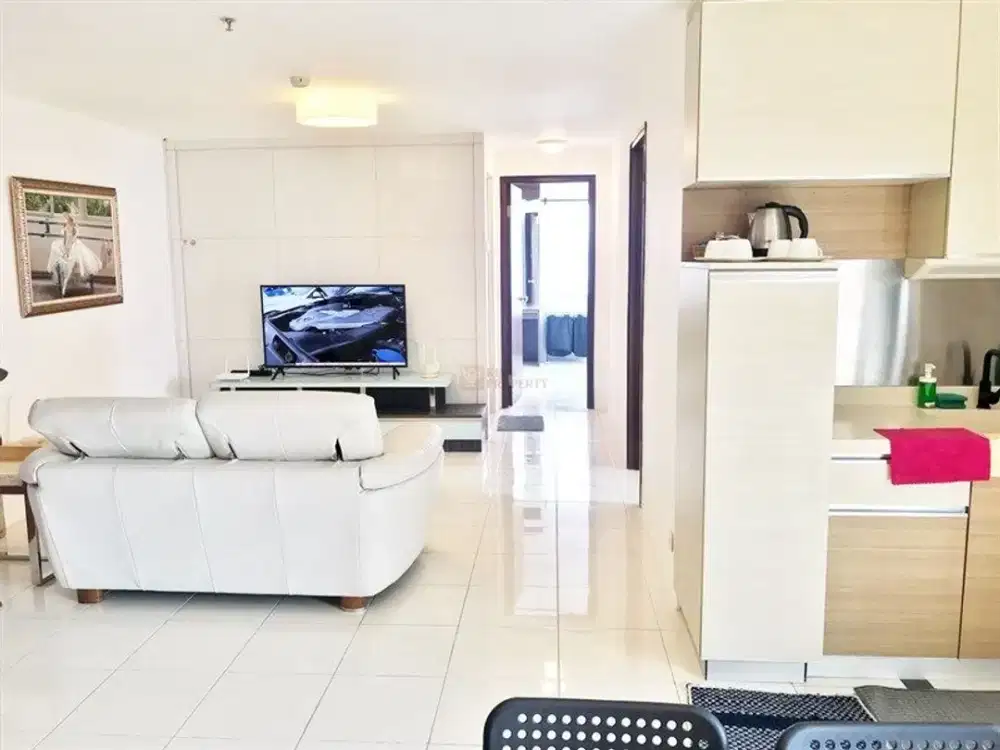 Panorama laut dan kota! luas nyaman Jual cepat 3br+ renovasi jadi 2br+ Apartemen Mediterania Marina Ancol Residence