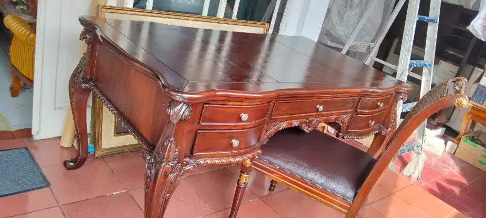 Meja kantor Direksi kayu jati eroa