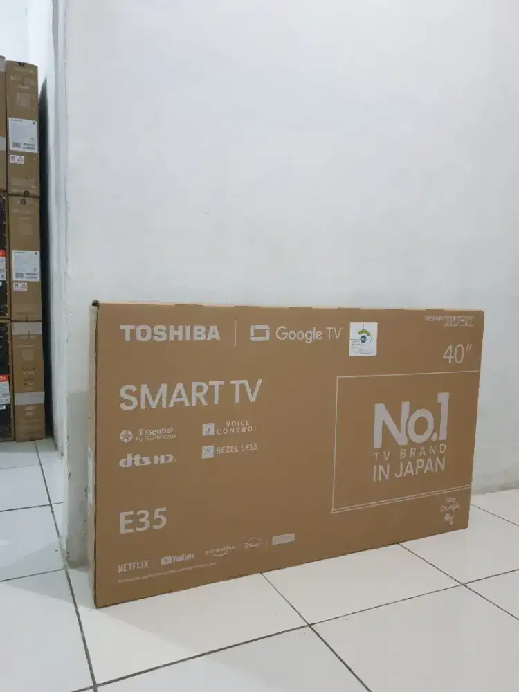 TOSHIBA GoogleTV Digital 40 inch. 100% Gres, bisa Cod + Setting