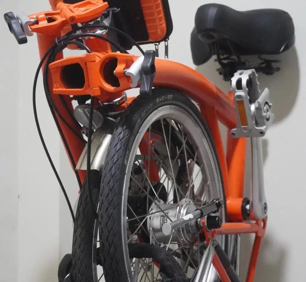 Brompton H6R Signal Orange