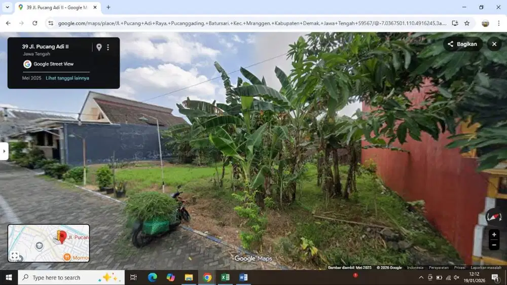 dijual kavling siap bangun SHM 8 x 15 m