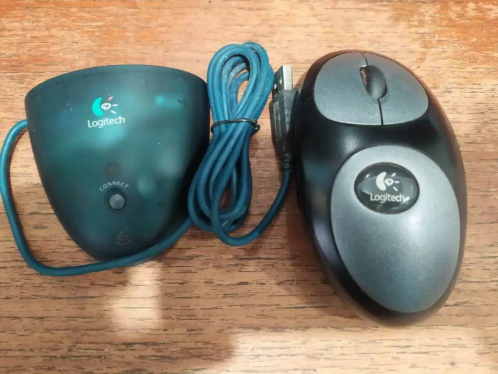 Mouse Logitech Mouseman Cordless Optical Mice Rare Vintage Retro