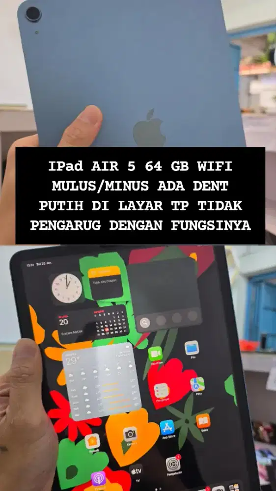 IPad air 5 64 GB wifi minus sesuai ket