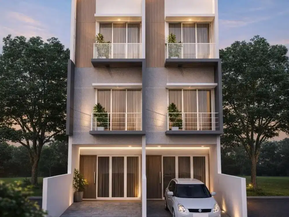 ANA RUMAH BARU UK 3.65X14.8M DI KOMPLEK KAVLING POLRI JELAMBAR