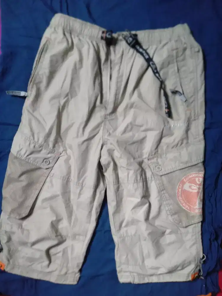 Celana 3/4 parasut korea puring jaring