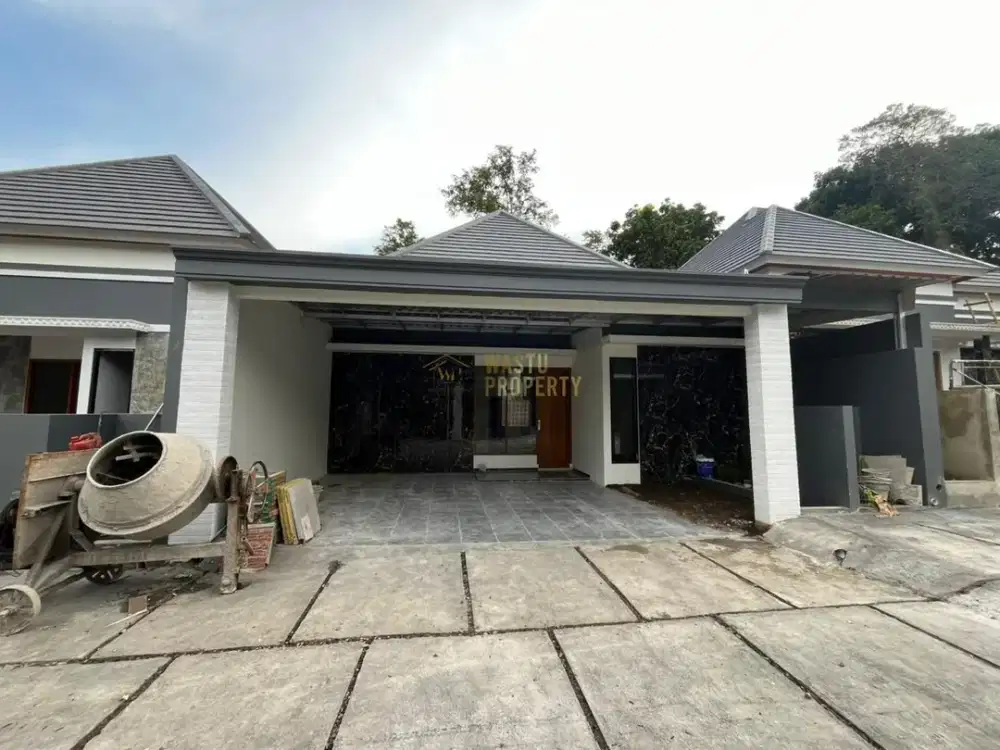 RUMAH SIAP HUNI DESAIN MODERN, DALAM CLUSTER DI NGEMPLAK SLEMAN