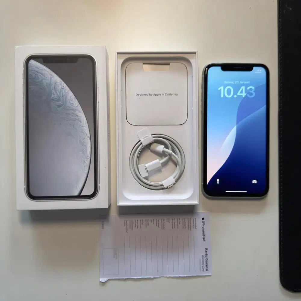 iPhone XR 64GB White - iBox Fullset