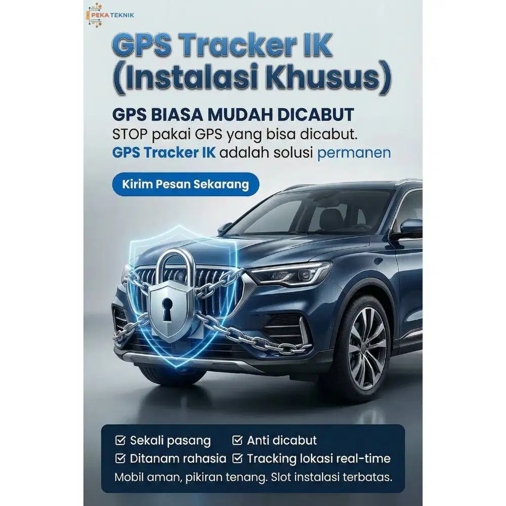GPS TRACKER IK (Instalasi Khusus) / Tanam