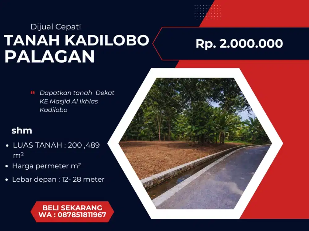 Tanah Kadilobo Jl. Palagan km 14
