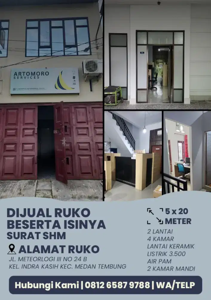 DIJUAL RUKO EX KANTOR KONSULTAN