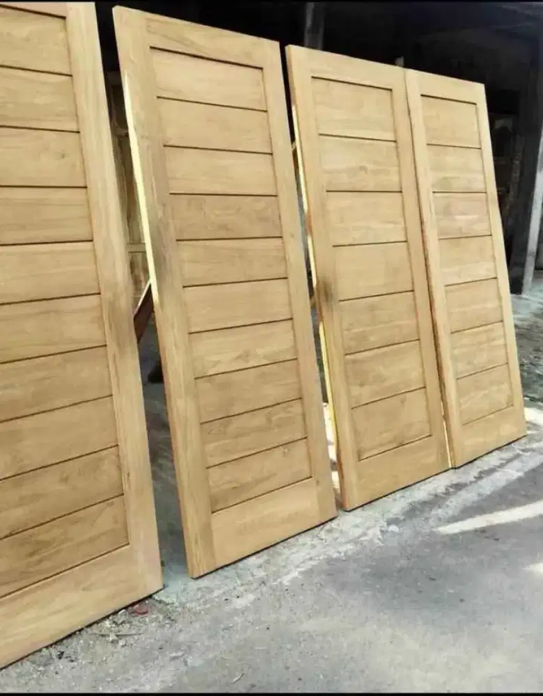 Pusat jual pintu minimalis kayu jati