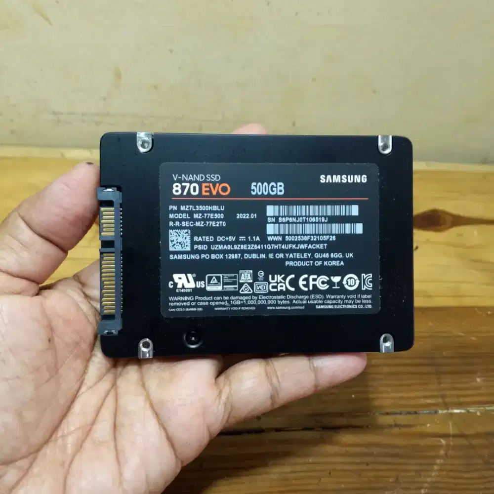 SSD Samsung 870 Evo 500 GB