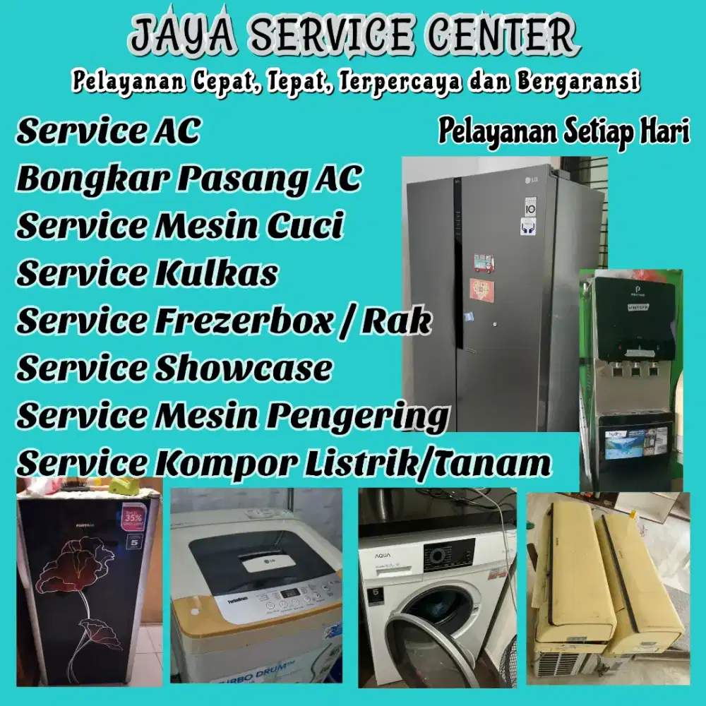 Service Mesin Cuci Kulkas Frezer Bongkar Pasang Servis AC Lakarsantri