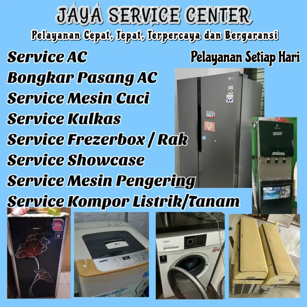 Service Kulkas Frezer Bongkar Pasang AC Servis AC Mesin cuci Citraland