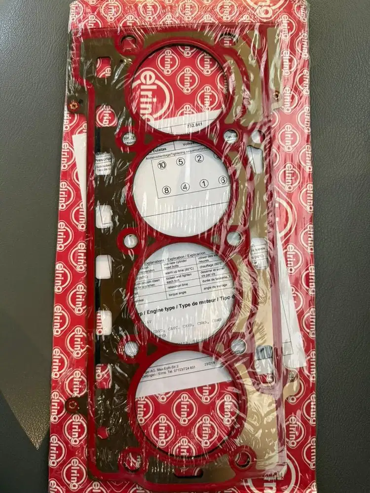 Packing cover cylinder head vw golf