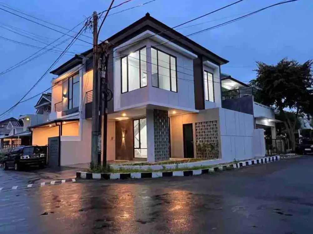 Dijual cepat rumah hook di Bintaro Tangerang Selatan bangunan baru