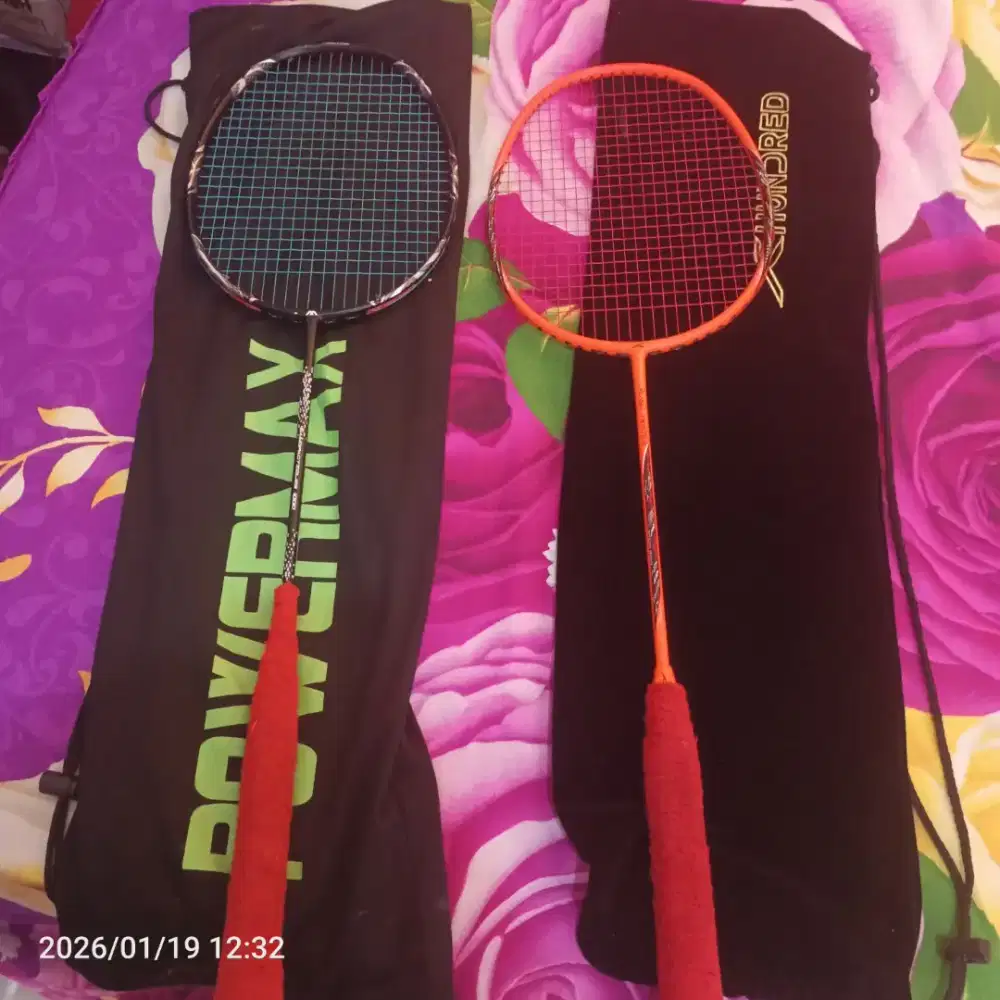 JUAL RAKET BADMINTON HUNDRED FLASH TWISTER POWERMAX NANOPACTICLES 1000
