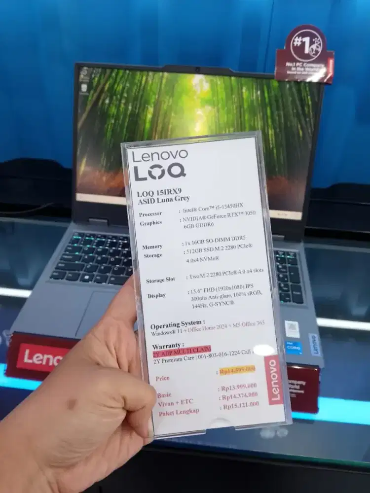 LENOVO LOQ || BISA DI CICIL TENOR HINGGA 17BULAN