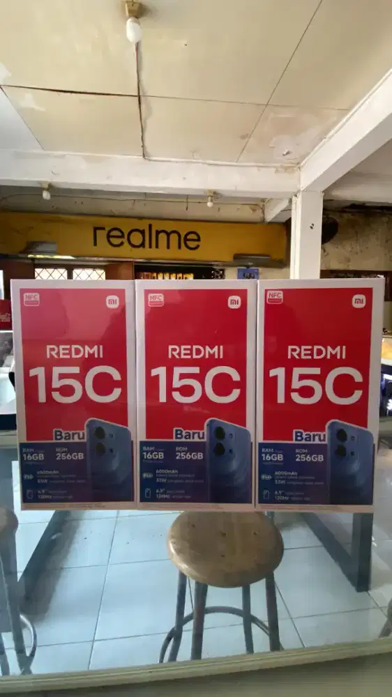 Redy redmi 15C 8/256 NEW Garansi resmi 15bln