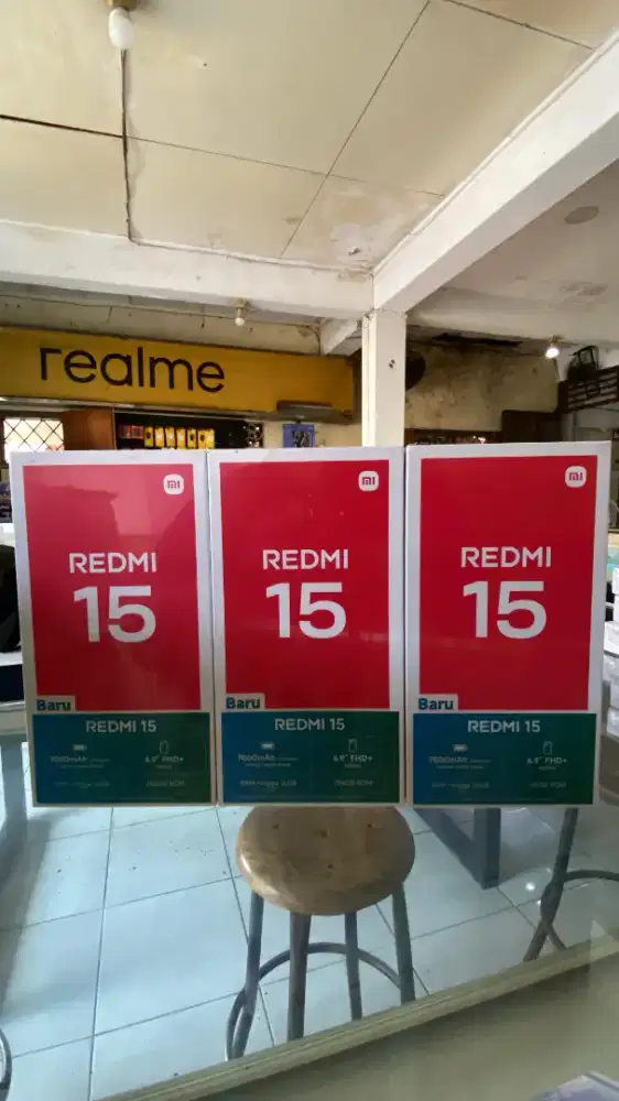 Redy redmi 15 8/256 NEW Garansi resmi 15bln