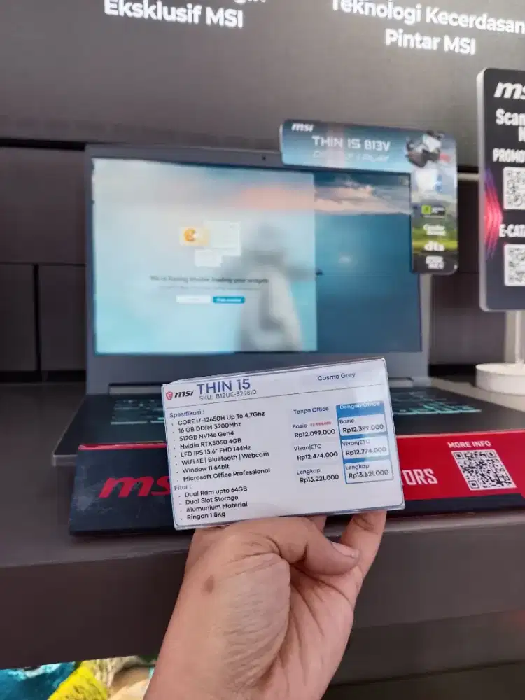 PROMO CICILAN LAPTOP MSI BISA DICICIL SPESIAL BUNGA RENDAH