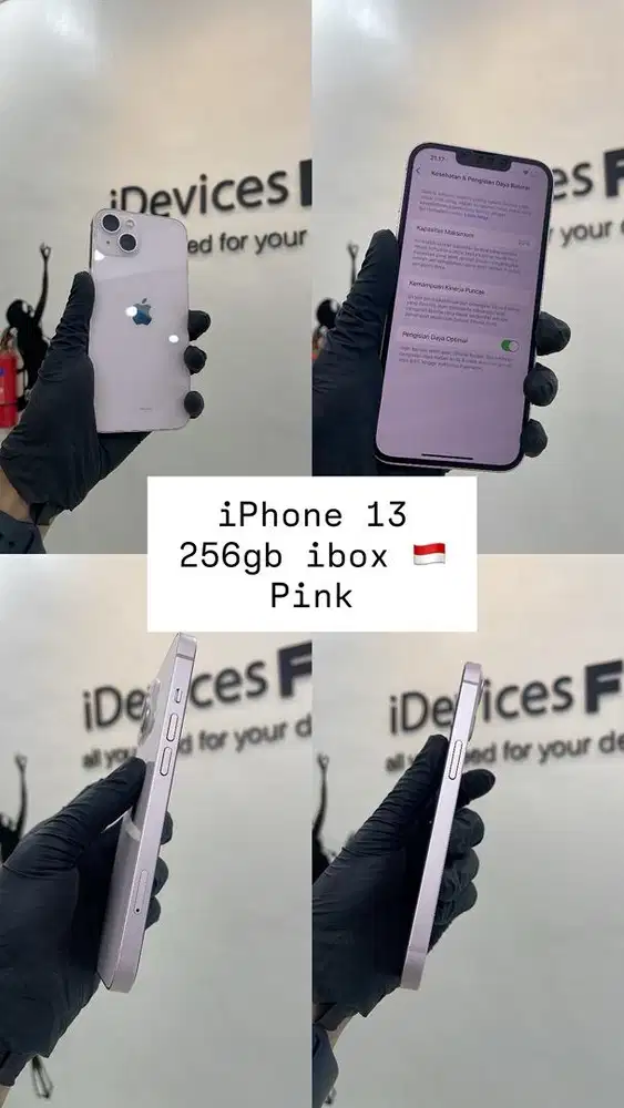 hp iphone 13,256,ex ibox,masih bawaan,lengkap kotak
