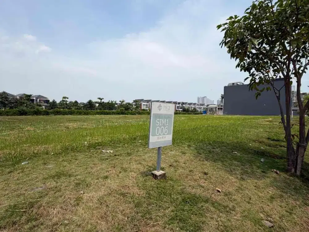 Tdk Wjb Bangun Kavling PIK 2 View Danau 1.125m2