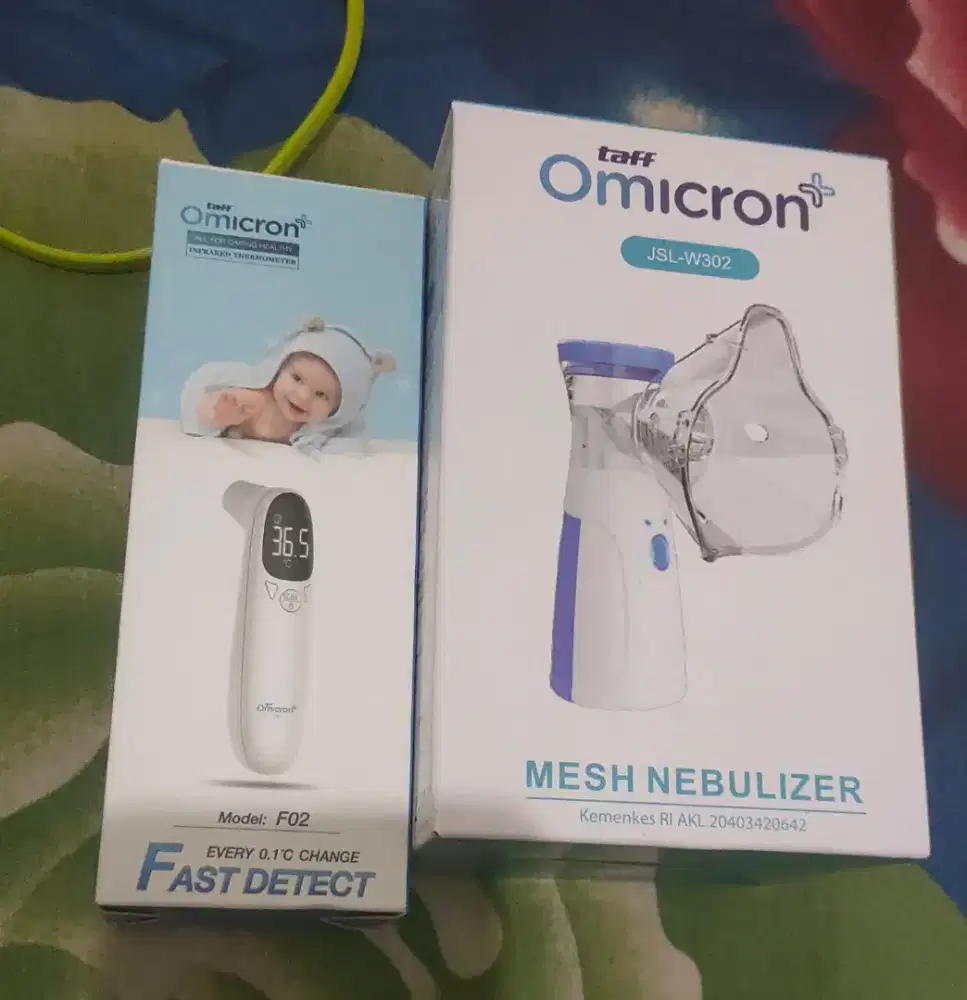 Termometer InfraRed & Nebulizer Merk Omicron