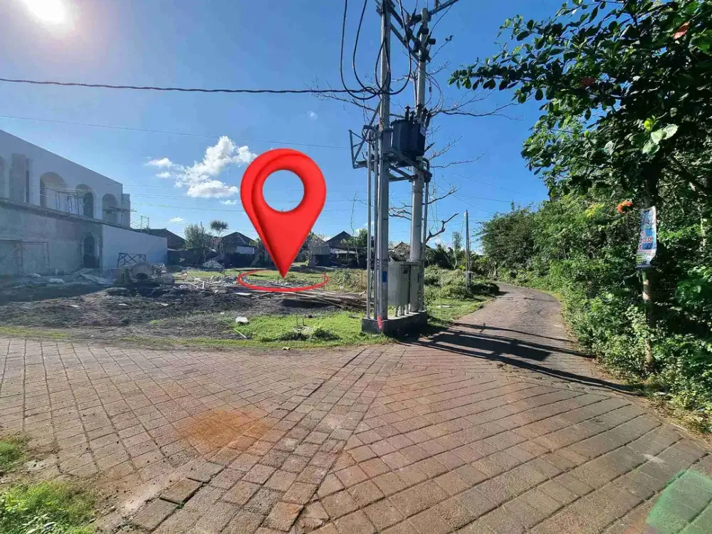 Jual Tanah Hook Luas 3are Jl Tulip ungasan area Investasi strategis link villa Komersil