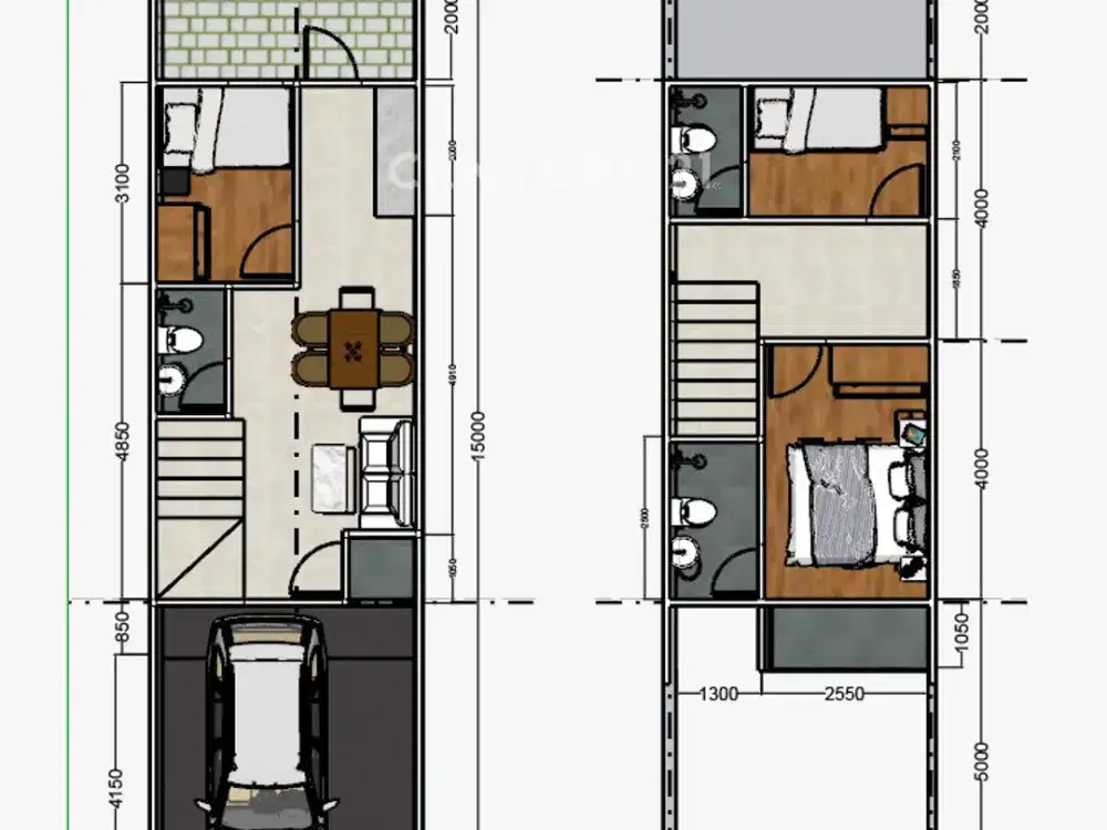 Rumah CLUSTER LIMITED TENGAH Kota JAKARTA.