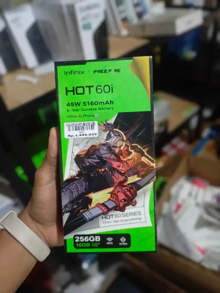 INFINIX HOT 60I 16/256GB 'ATLANTIS DAHSYAT'